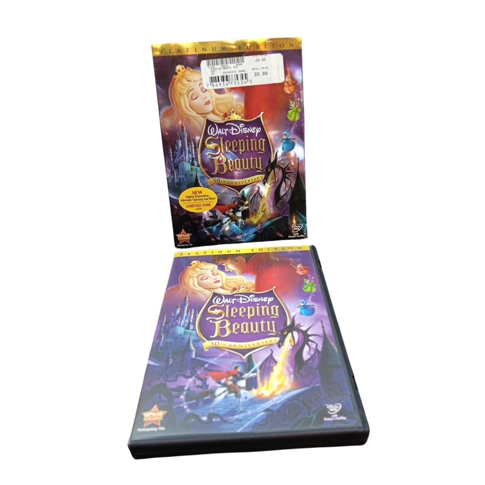 Sleeping Beauty‎ DVD 2008 2-Disc Set Platinum Edition with Slip Cover
